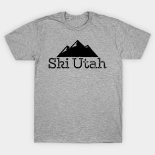 Ski Utah Vintage T-Shirt Design T-Shirt